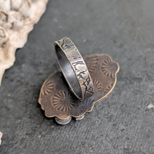 Load image into Gallery viewer, Dendritic Agate Ring - size 8.5
