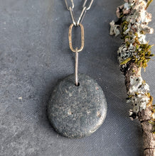 Load image into Gallery viewer, Coastline Necklace with Handmade Chain
