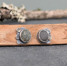 Load image into Gallery viewer, Beach Stone Post Earrings
