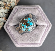 Load image into Gallery viewer, Turquoise Forest Ring - size 6.5
