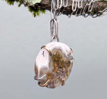 Load image into Gallery viewer, Moss Agate Slice Necklace
