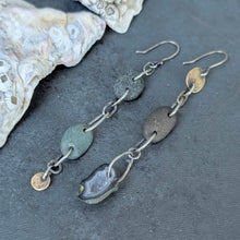 Load image into Gallery viewer, Beachcombing Geode Earrings
