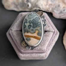 Load image into Gallery viewer, Ocean Jasper Bloom Ring - size 8
