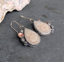 Load image into Gallery viewer, Coastal Dreams Barnacle Earrings
