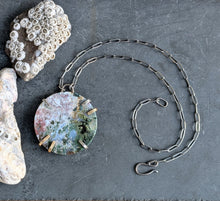 Load image into Gallery viewer, Jasper Slice Necklace
