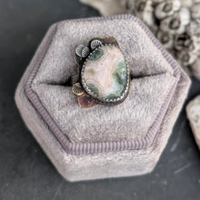 Load image into Gallery viewer, Ocean Jasper Forest Floor Ring  - size 6
