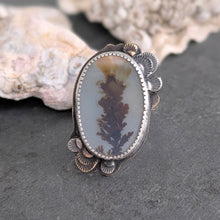 Load image into Gallery viewer, Dendritic Agate Ring - size 8.5
