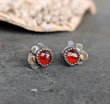 Load image into Gallery viewer, Garnet Forest Floor Earrings
