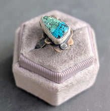 Load image into Gallery viewer, Turquoise Forest Ring - size 9
