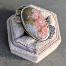 Load image into Gallery viewer, Ocean Jasper Bloom Ring - size 7.25
