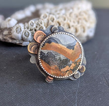 Load image into Gallery viewer, Maligano Jasper Statement Ring - size 8
