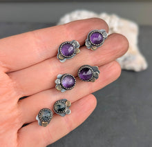 Load image into Gallery viewer, Amethyst Forest Floor Earrings
