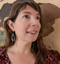 Load image into Gallery viewer, Horizon Earrings - Polychrome Jasper Asymmetricals
