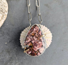 Load image into Gallery viewer, Opalized Wood Specimen Necklace
