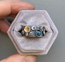 Load image into Gallery viewer, Kyanite Barnacle Band - size 9
