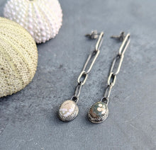 Load image into Gallery viewer, Ocean Jasper Link Earrings
