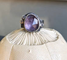 Load image into Gallery viewer, Amethyst Forest Floor Ring - size 7
