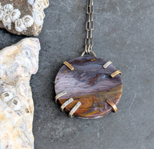 Load image into Gallery viewer, Jasper Slice Necklace
