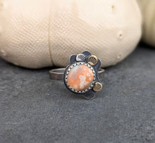 Load image into Gallery viewer, Ocean Jasper Forest Floor Ring  - size 7
