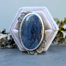 Load image into Gallery viewer, Dark Skies Statement Ring ✨ - size 9
