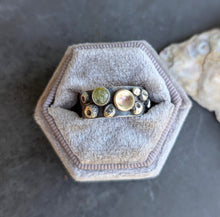 Load image into Gallery viewer, Watermelon Tourmaline Barnacle Band - size 9
