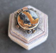 Load image into Gallery viewer, Maligano Jasper Statement Ring - size 8

