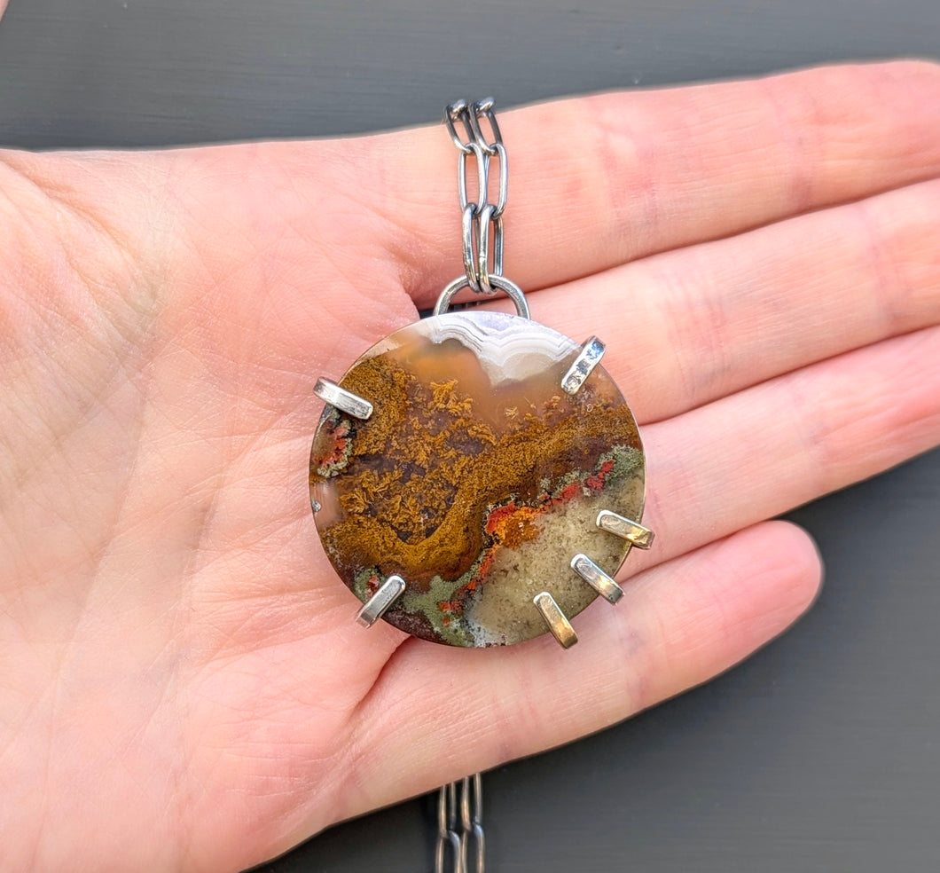 Agate Slice Necklace