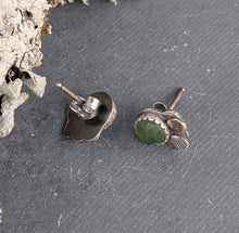 Load image into Gallery viewer, Serpentine Forest Floor Earrings
