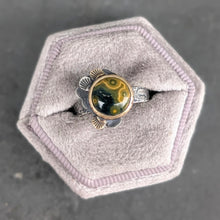 Load image into Gallery viewer, Ocean Jasper Forest Floor Ring  - size 9.25
