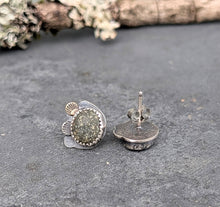 Load image into Gallery viewer, Beach Stone Post Earrings
