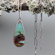 Load image into Gallery viewer, Opalized Wood Specimen Necklace

