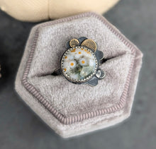 Load image into Gallery viewer, Ocean Jasper Forest Floor Ring  - size 9
