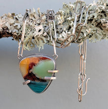 Load image into Gallery viewer, Opalized Wood Specimen Necklace
