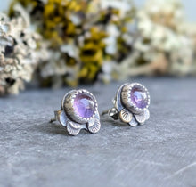 Load image into Gallery viewer, Amethyst Forest Floor Earrings
