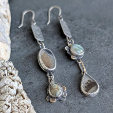 Load image into Gallery viewer, Dendritic Agate Tidepool Asymmetricals
