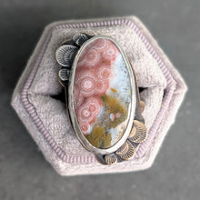 Load image into Gallery viewer, Ocean Jasper Bloom Ring - size 7.25
