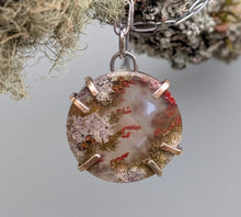 Load image into Gallery viewer, Moss Agate Slice Necklace
