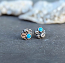 Load image into Gallery viewer, Turquoise Barnacle Earrings
