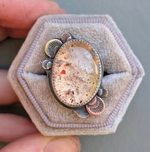 Load image into Gallery viewer, Disco Quartz Forest Floor Ring - size 7.5
