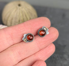 Load image into Gallery viewer, Garnet Forest Floor Earrings
