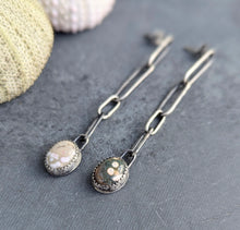 Load image into Gallery viewer, Ocean Jasper Link Earrings
