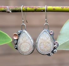Load image into Gallery viewer, Coastal Dreams Barnacle Earrings
