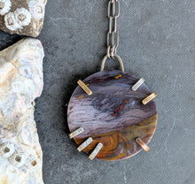 Load image into Gallery viewer, Jasper Slice Necklace
