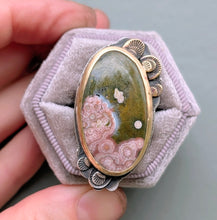 Load image into Gallery viewer, Ocean Jasper Bloom Ring - size 7.25
