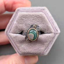 Load image into Gallery viewer, Ocean Jasper Forest Floor Ring  - size 7
