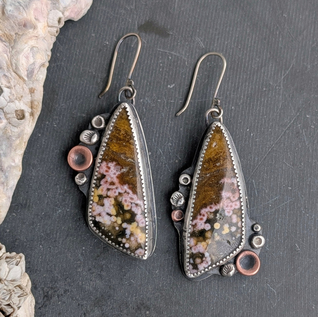 Coastal Dreams Barnacle Earrings