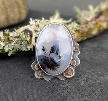 Load image into Gallery viewer, Dendritic Opal Ring - size 10.5
