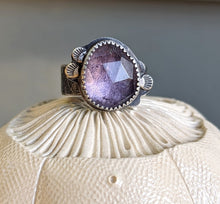 Load image into Gallery viewer, Amethyst Forest Floor Ring - size 7
