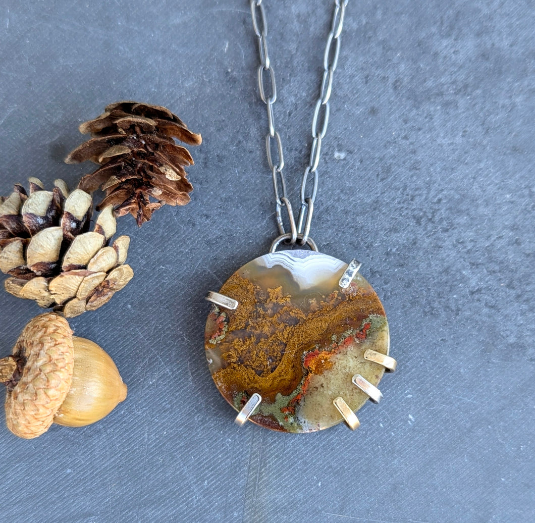 Agate Slice Necklace