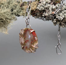 Load image into Gallery viewer, Moss Agate Slice Necklace
